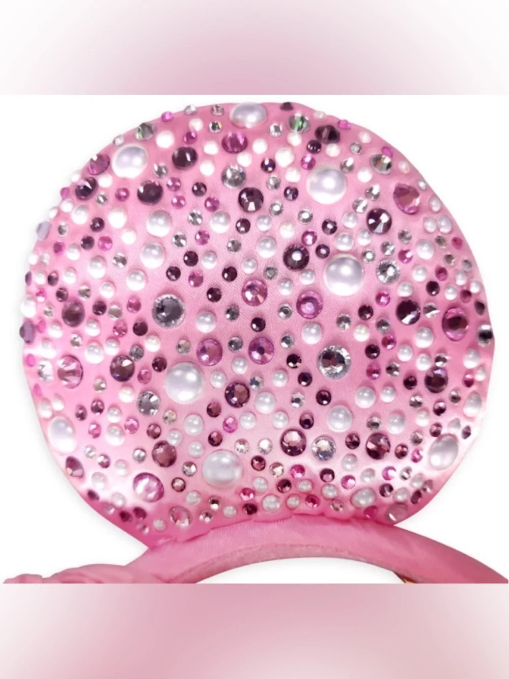 NEW Disney Minnie Mouse Pink Rhinestone Ear Headband Adult BaubleBar